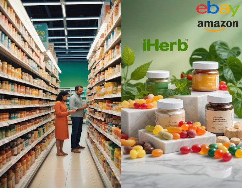 Где купить оригинальные БаДы: eBay, Amazon или iHerb?