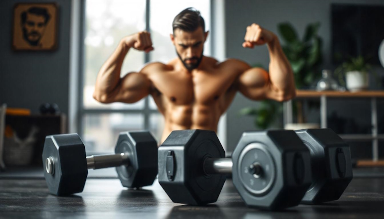 Накачаться дома только с гантелями и без скамейки