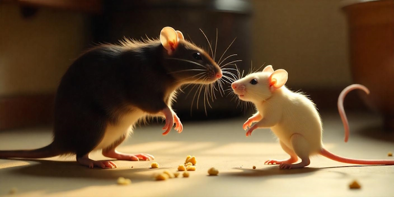 Чем отличается крыса от мыши ?