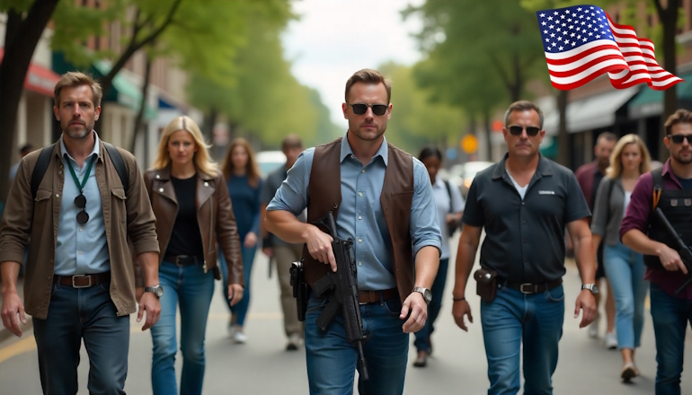 Штаты США с разрешением ношения оружия в общественных местах