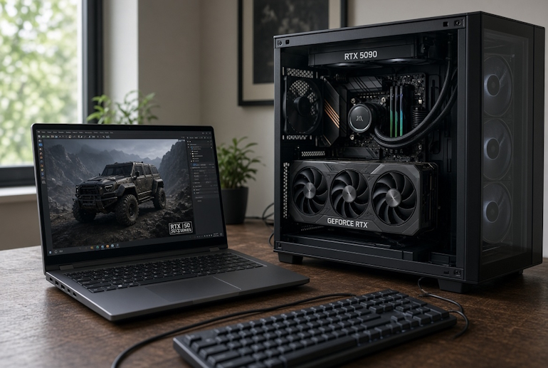 RTX 50 Laptop vs ПК: отличия видеокарт в ноутбуках